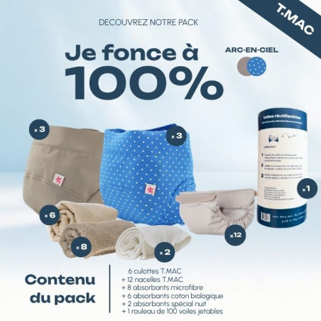 Pack T.MAC ”je fonce à 100%” - Vie en rose | Hamac Paris